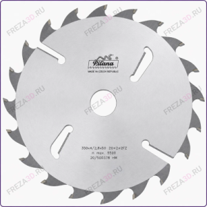 ПИЛЫ ДИСКОВЫЕ TCT 94.1 FZ (С ПОДРЕЗНЫМИ НОЖАМИ) "PILANA" (ЧЕХИЯ)