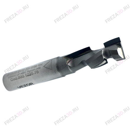 Фреза PCD D-12x25 S.12 Z=3+1 RH (VEZOR Италия)
