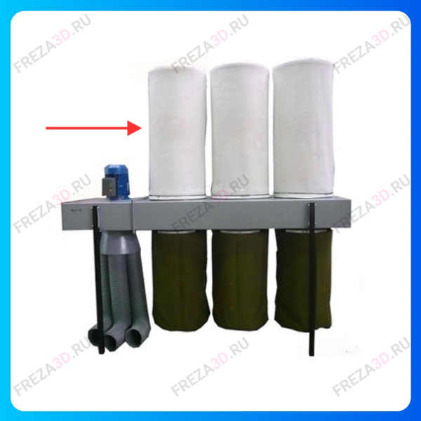 Мешок - фильтр D=340 H=1140 (Универсальный под хомут)