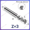 6х25х60x6 Z3 STRONG (Алюминий)