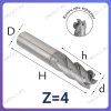 8х32х75x8 Z4 STRONG (Алюминий)