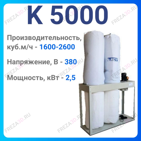 Пылеулавливающий агрегат К5000