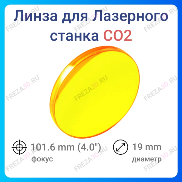 Фокусирующая линза D19 4,0”(101,6мм)