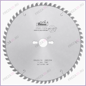 ПИЛЫ ДИСКОВЫЕ TCT 81 WZ OPTI (ЛИНИЯ ОПТИМИЗАЦИИ) "PILANA" (ЧЕХИЯ)